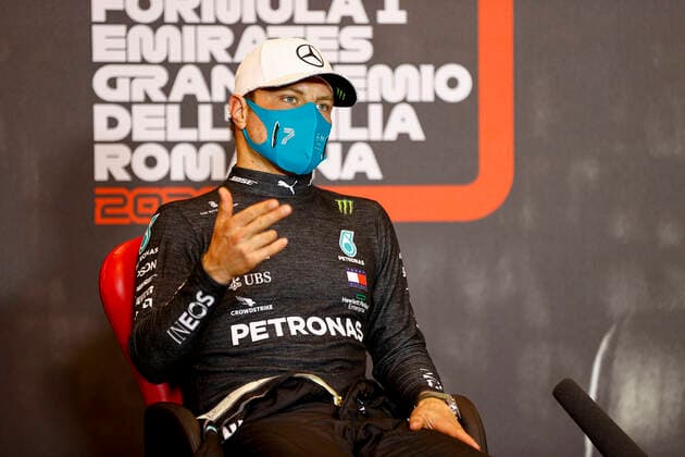 Motorsports: FIA Formula One World Championship, WM, Weltmeisterschaft 2020, Grand Prix of Emilia Romagna Motorsports: FIA Formula One World Championship 2020, Grand Prix of Emilia Romagna, 77 Valtteri Bottas (FIN, Mercedes-AMG Petronas Formula One Team),