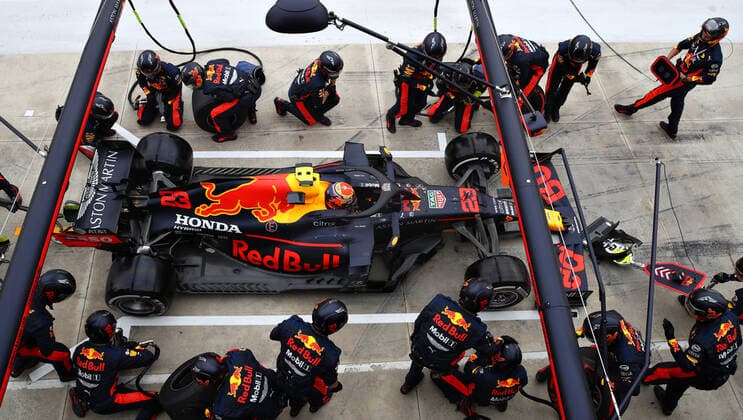 Motorsports: FIA Formula One World Championship, WM, Weltmeisterschaft 2020, Grand Prix of Emilia Romagna Motorsports: FIA Formula One World Championship 2020, Grand Prix of Emilia Romagna, 23 Alexander Albon (THA, Aston Martin Red Bull Racing),