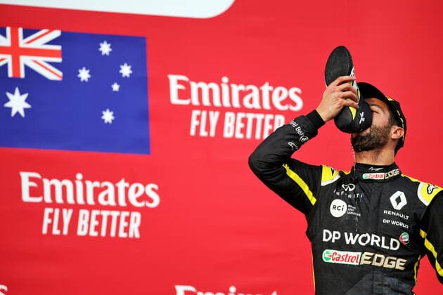 Motorsports: FIA Formula One World Championship, WM, Weltmeisterschaft 2020, Grand Prix of Emilia Romagna Motorsports: FIA Formula One World Championship 2020, Grand Prix of Emilia Romagna, 3 Daniel Ricciardo (AUS, Renault DP World F1 Team),