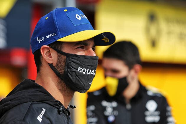 Motorsports: FIA Formula One World Championship, WM, Weltmeisterschaft 2020, Grand Prix of Emilia Romagna Motorsports: FIA Formula One World Championship 2020, Grand Prix of Emilia Romagna, 3 Daniel Ricciardo (AUS, Renault DP World F1 Team),