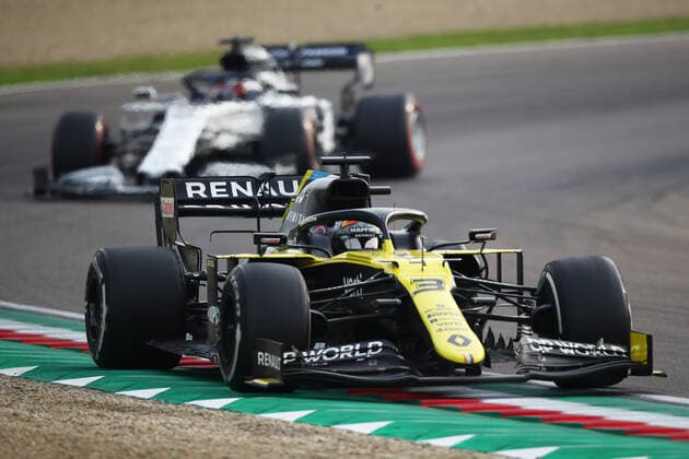 Motorsports: FIA Formula One World Championship, WM, Weltmeisterschaft 2020, Grand Prix of Emilia Romagna Motorsports: FIA Formula One World Championship 2020, Grand Prix of Emilia Romagna, 3 Daniel Ricciardo (AUS, Renault DP World F1 Team),