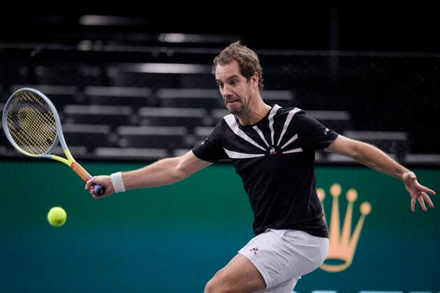 Richard Gasquet (Fra) TENNIS : Rolex Paris Masters - 03 11 2020 JBAutissier Panoramic 
