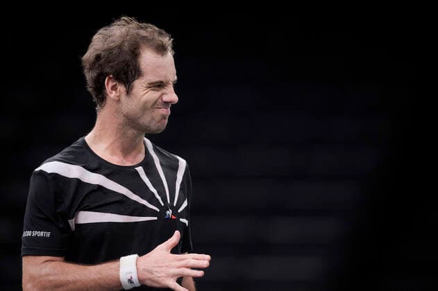 Richard Gasquet (Fra) TENNIS : Rolex Paris Masters - 03 11 2020 JBAutissier Panoramic 