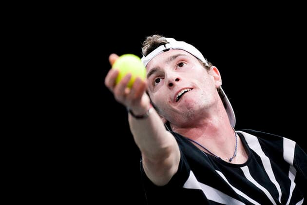 Ugo Humbert (Fra) TENNIS : Rolex Paris Masters - 03 11 2020 JBAutissier Panoramic 