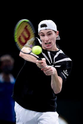 Ugo Humbert (Fra) TENNIS : Rolex Paris Masters - 03 11 2020 JBAutissier Panoramic 