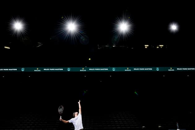 Alexander Zverev (Ger) TENNIS : Rolex Paris Masters - 04 11 2020 JBAutissier Panoramic 