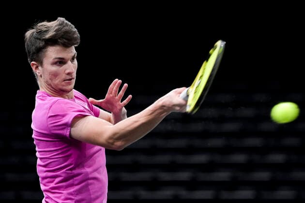 Miomir Kecmanovic (srb) TENNIS : Rolex Paris Masters - 04 11 2020 JBAutissier Panoramic 