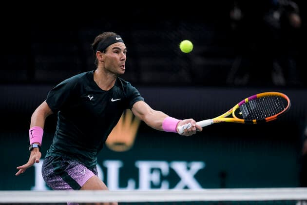 Rafael Nadal (Esp) TENNIS : Rolex Paris Masters - 04 11 2020 JBAutissier Panoramic 