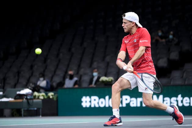 Diego Schwartzman (arg) TENNIS : Rolex Paris Masters - 05 11 2020 JBAutissier Panoramic 