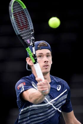 Daniil Medvedev (Rus) TENNIS : Rolex Paris Masters - 05 11 2020 JBAutissier Panoramic 