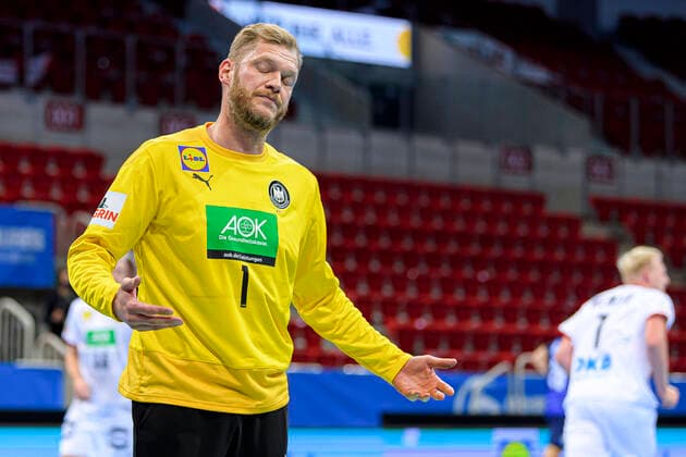 Düsseldorf, Deutschland 05. November 2020: Männer EHF EM 2022 Qualifikation, Gruppe 2, Deutschland vs. Bosnien-Herzegowina Johannes Bitter (Deutschland TVB Stuttgart) Düsseldorf ISS Dome Nordrhein-Westfalen Deutschland