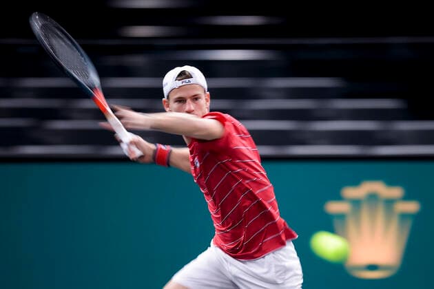 Diego Schwartzman (Arg) TENNIS : Rolex Paris Masters - 06 11 2020 JBAutissier Panoramic 