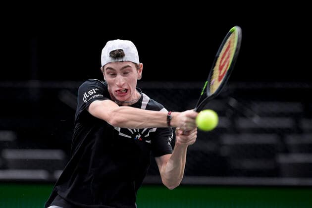 Ugo Humbert (Fra) TENNIS : Rolex Paris Masters - 06 11 2020 JBAutissier Panoramic 