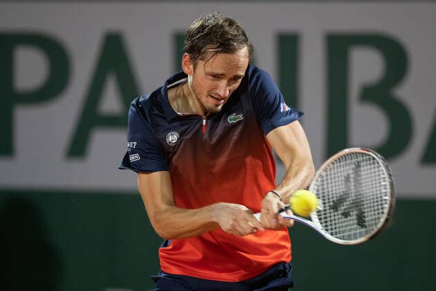 Daniil Medvedev Tennis - French Open 2020 - Grand Slam - Roland Garros - Paris - - France - 29 September 2020. Copyright: xJuergenxHasenkopfx