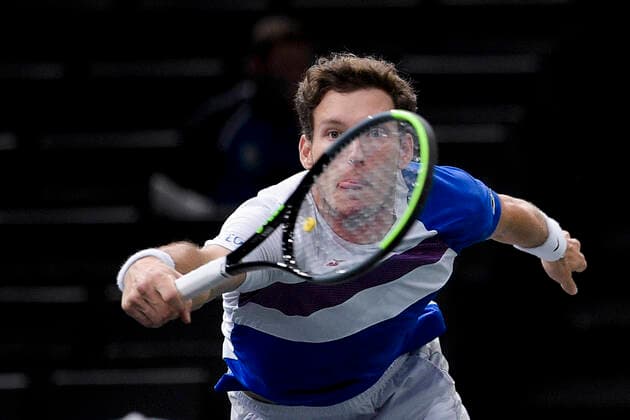 Pablo Carreno Busta (Esp) TENNIS : Rolex Paris Masters - 06 11 2020 JBAutissier Panoramic 