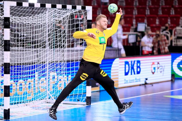 BITTER Johannes Torwart Team Deutschland EHF Handball EM Qualifikation Spiel Deutschland - Bosnien Herzegovina am 05.November 2020 in Düsseldorf
