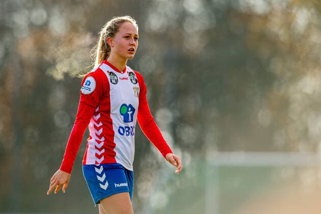 201107 Camilla Linberg of Lyn during the Toppserien football match between Lyn and Valerenga on November 7, 2020 in Oslo. Photo: Vegard Wivestad Grott BILDBYRAN kod VG VG0063 bbeng dam fotboll football fotball tfk toppserien lyn vif valerenga Copyright: VEGARDxWIVESTADxGRoTT BB201107VG014