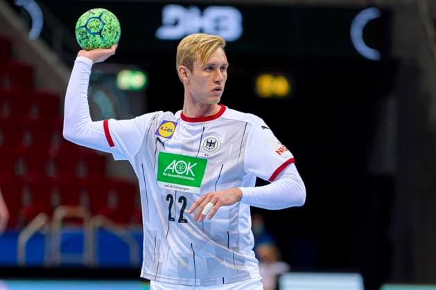 Düsseldorf, Deutschland 05. November 2020: Männer EHF EM 2022 Qualifikation, Gruppe 2, Deutschland vs. Bosnien-Herzegowina Marian Michalczik (Deutschland Fuechse Berlin) Düsseldorf ISS Dome Nordrhein-Westfalen Deutschland