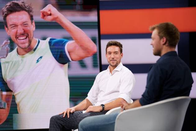 ANDREAS MIES, KEVIN KRAWIETZ DAS AKTUELLE SPORTSTUDIO ZDF MAINZ