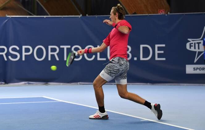 08.11.2020 - Tennis - ATP, Tennis Herren Challenger Tour - Challenger Eckental - Int. Deutsche Meisterschaften - Finale Einzel : Ramkumar Ramanathan ( IND ) - Sebastian Korda ( USA ) - - Sebastian KORDA ( USA )