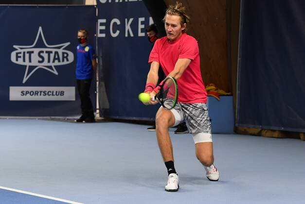 08.11.2020 - Tennis - ATP, Tennis Herren Challenger Tour - Challenger Eckental - Int. Deutsche Meisterschaften - Finale Einzel : Ramkumar Ramanathan ( IND ) - Sebastian Korda ( USA ) - - Sebastian KORDA ( USA )