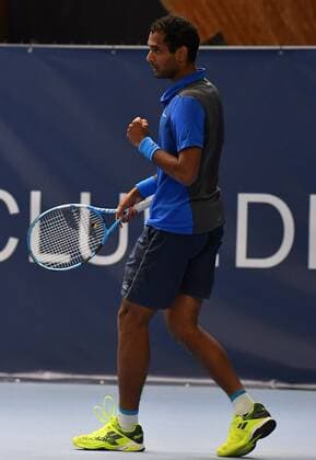 08.11.2020 - Tennis - ATP, Tennis Herren Challenger Tour - Challenger Eckental - Int. Deutsche Meisterschaften - Finale Einzel : Ramkumar Ramanathan ( IND ) - Sebastian Korda ( USA ) - - Ramkumar RAMANATHAN ( IND ) ballt Faust Fäuste
