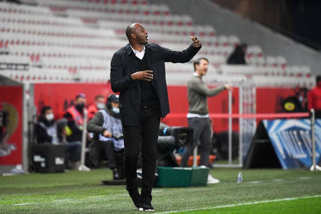 PATRICK VIEIRA (ENTRAINEUR NICE) FOOTBALL : Nice vs Monaco - Ligue 1 Uber Eats - 08 11 2020 FEP Panoramic 