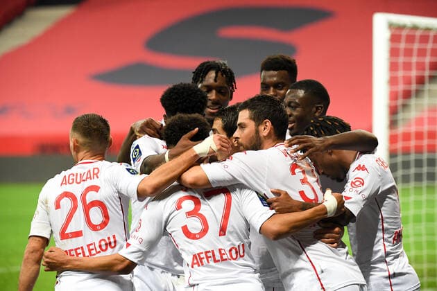 JOIE - FAIR PLAY - 31 KEVIN VOLLAND (MONA) FOOTBALL : Nice vs Monaco - Ligue 1 Uber Eats - 08 11 2020 FEP Panoramic 