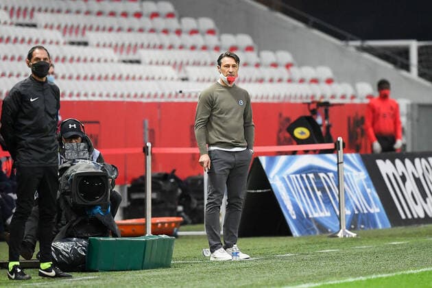 NIKO KOVAC (ENTRAINEUR MONACO) FOOTBALL : Nice vs Monaco - Ligue 1 Uber Eats - 08 11 2020 FEP Panoramic 