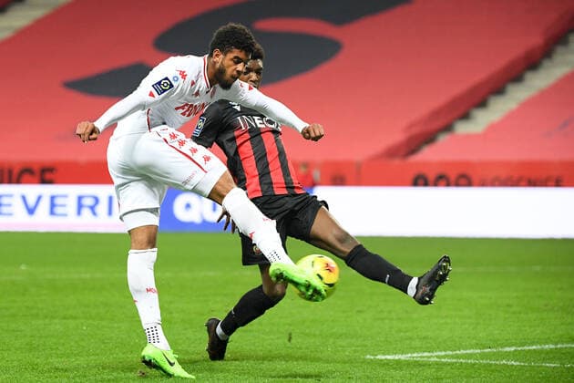 13 WILLEM GEUBBELS (MONA) FOOTBALL : Nice vs Monaco - Ligue 1 Uber Eats - 08 11 2020 FEP Panoramic 