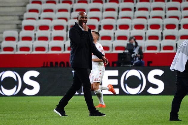 Patrick Vieira (entraineur de l OGC Nice) FOOTBALL : OGC Nice vs AS Monaco - Ligue 1 Ubereats - Nice - 08 11 2020 NorbertScanella PanoramiC 