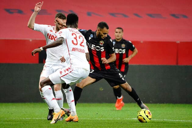 Alexis Claude Maurice (OGC Nice) FOOTBALL : OGC Nice vs AS Monaco - Ligue 1 Ubereats - Nice - 08 11 2020 NorbertScanella PanoramiC 