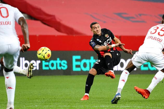 Rony Lopes (OGC Nice) FOOTBALL : OGC Nice vs AS Monaco - Ligue 1 Ubereats - Nice - 08 11 2020 NorbertScanella PanoramiC 