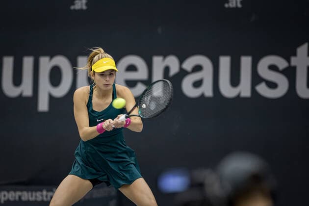 TENNIS - WTA, Tennis Damen Upper Austria Ladies Linz LINZ,AUSTRIA,09.NOV.20 - TENNIS - WTA Tour, Upper Austria Ladies Linz. Image shows Katarina Zavatska (UKR). GEPAxpictures xManfredxBinder