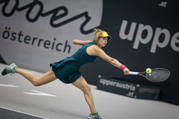 TENNIS - WTA, Tennis Damen Upper Austria Ladies Linz LINZ,AUSTRIA,09.NOV.20 - TENNIS - WTA Tour, Upper Austria Ladies Linz. Image shows Katarina Zavatska (UKR). GEPAxpictures xManfredxBinder