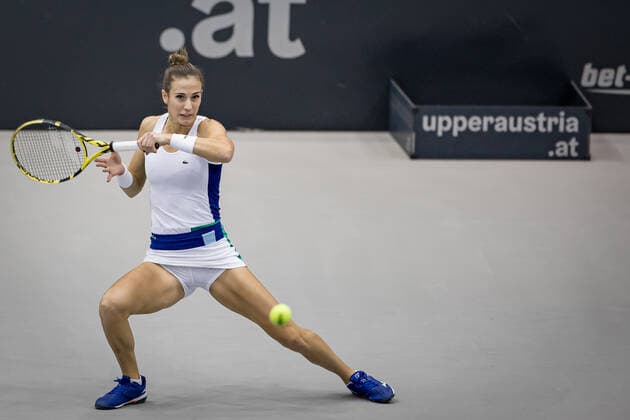 TENNIS - WTA, Tennis Damen Upper Austria Ladies Linz LINZ,AUSTRIA,09.NOV.20 - TENNIS - WTA Tour, Upper Austria Ladies Linz. Image shows Bernarda Pera (USA). GEPAxpictures xManfredxBinder
