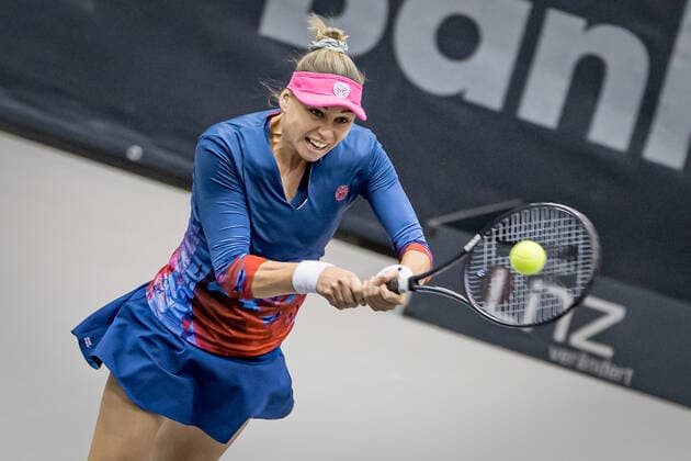 TENNIS - WTA, Tennis Damen Upper Austria Ladies Linz LINZ,AUSTRIA,09.NOV.20 - TENNIS - WTA Tour, Upper Austria Ladies Linz. Image shows Vera Zvonareva (RUS). GEPAxpictures xManfredxBinder