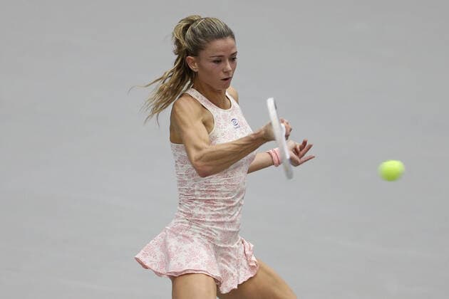 Camila Giorgi, ITA, during 2020 Upper Austria Ladies in Linz AUT, 10 11 2020; -