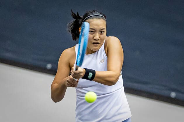 TENNIS - WTA, Tennis Damen Upper Austria Ladies Linz LINZ,AUSTRIA,10.NOV.20 - TENNIS - WTA Tour, Upper Austria Ladies Linz. Image shows Harmony Tan (FRA). GEPAxpictures xManfredxBinder