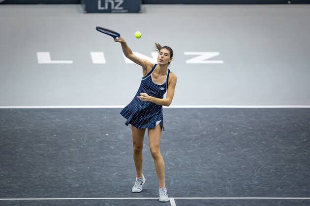 TENNIS - WTA, Tennis Damen Upper Austria Ladies Linz LINZ,AUSTRIA,10.NOV.20 - TENNIS - WTA Tour, Upper Austria Ladies Linz. Image shows Sorana Cirstea (ROU). GEPAxpictures xManfredxBinder