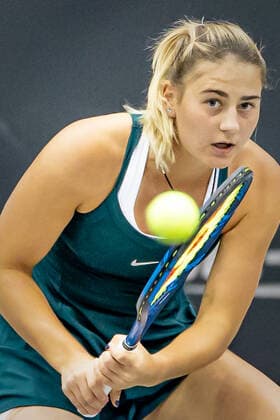 TENNIS - WTA, Tennis Damen Upper Austria Ladies Linz LINZ,AUSTRIA,10.NOV.20 - TENNIS - WTA Tour, Upper Austria Ladies Linz. Image shows Marta Kostyuk (UKR). GEPAxpictures xManfredxBinder