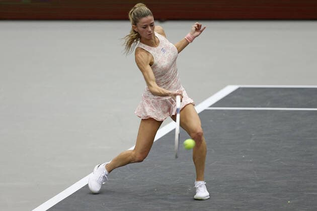 Camila Giorgi, ITA, during first round of 2020 Upper Austria Ladies in Linz AUT, 10 11 2020; -