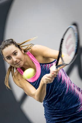 TENNIS - WTA, Tennis Damen Upper Austria Ladies Linz LINZ,AUSTRIA,11.NOV.20 - TENNIS - WTA Tour, Upper Austria Ladies Linz. Image shows Oceane Dodin (FRA). GEPAxpictures xManfredxBinder