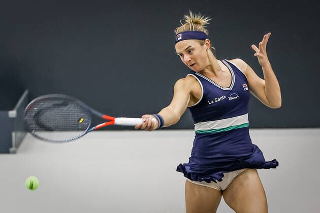 TENNIS - WTA, Tennis Damen Upper Austria Ladies Linz LINZ,AUSTRIA,11.NOV.20 - TENNIS - WTA Tour, Upper Austria Ladies Linz. Image shows Nadia Podoroska (Arg). GEPAxpictures xManfredxBinder