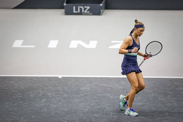 TENNIS - WTA, Tennis Damen Upper Austria Ladies Linz LINZ,AUSTRIA,11.NOV.20 - TENNIS - WTA Tour, Upper Austria Ladies Linz. Image shows Nadia Podoroska (Arg). GEPAxpictures xManfredxBinder