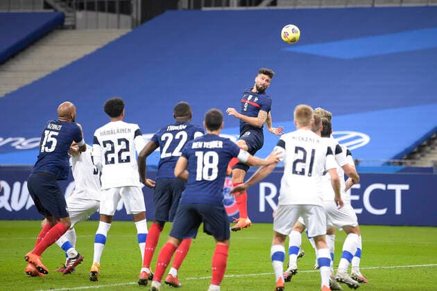 GIROUD OLIVIER (France) FOOTBALL : France vs Finlande - Match Amical - stade de France - 11 11 2020 JBAutissier Panoramic 