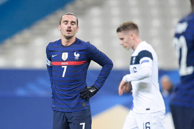 deception de GRIEZMANN ANTOINE (France) FOOTBALL : France vs Finlande - Match Amical - stade de France - 11 11 2020 JBAutissier Panoramic 
