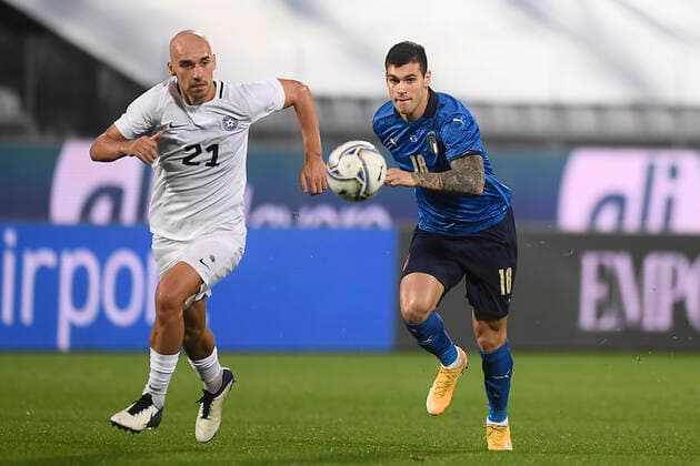Photo LaPresse - Fabio Ferrari November 11, 2020 Firenze, Italy soccer Italy vs Estonia - Friendly match - & x2018;Artemio Franchi Stadium. In the pic:Luca Pellegrini (Italy)  Copyright: xFabioxFerrari LaPressex