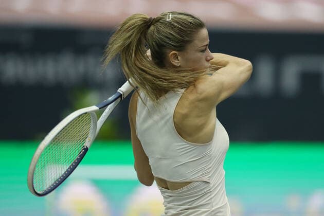 Camila Giorgi, ITA, during second round of 2020 Upper Austria Ladies in Linz AUT, 12 11 2020; -