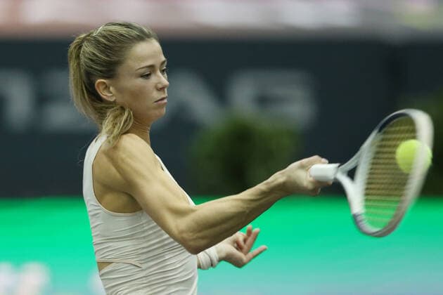 Camila Giorgi, ITA, during second round of 2020 Upper Austria Ladies in Linz AUT, 12 11 2020; -